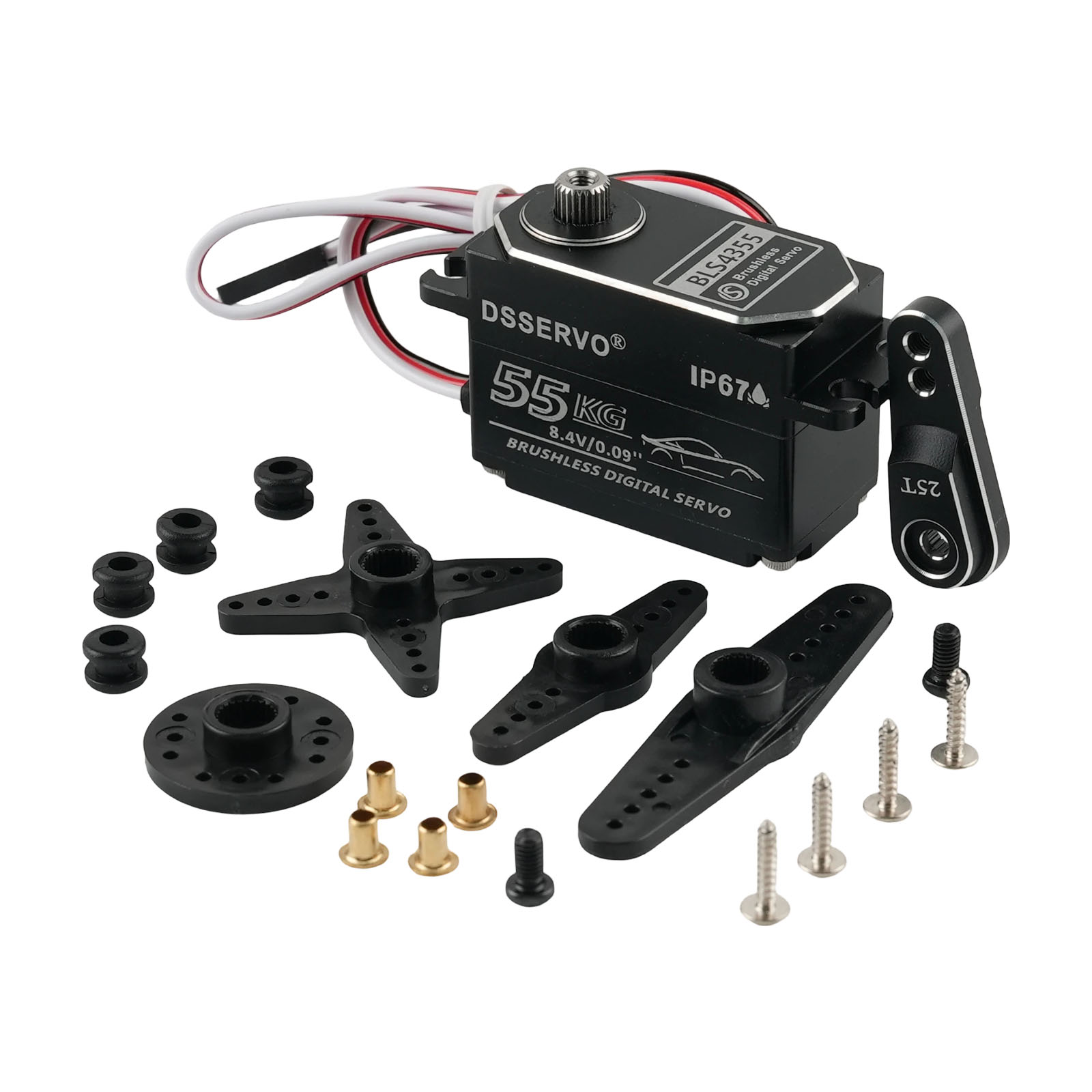 Kids Toys Remote Car - Dsservo BLS4355 55KG Low-profile All-metal Brushless