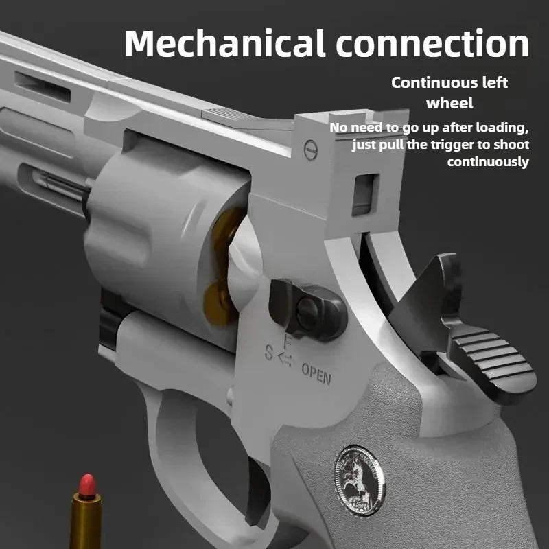 Foam Dart Gun - Magnum Zp-5 357 Long Alloy Revolver