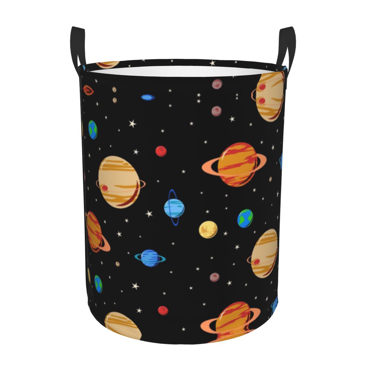 Kids Toys Clearance - Custom Cute Planets Pattern Laundry Basket