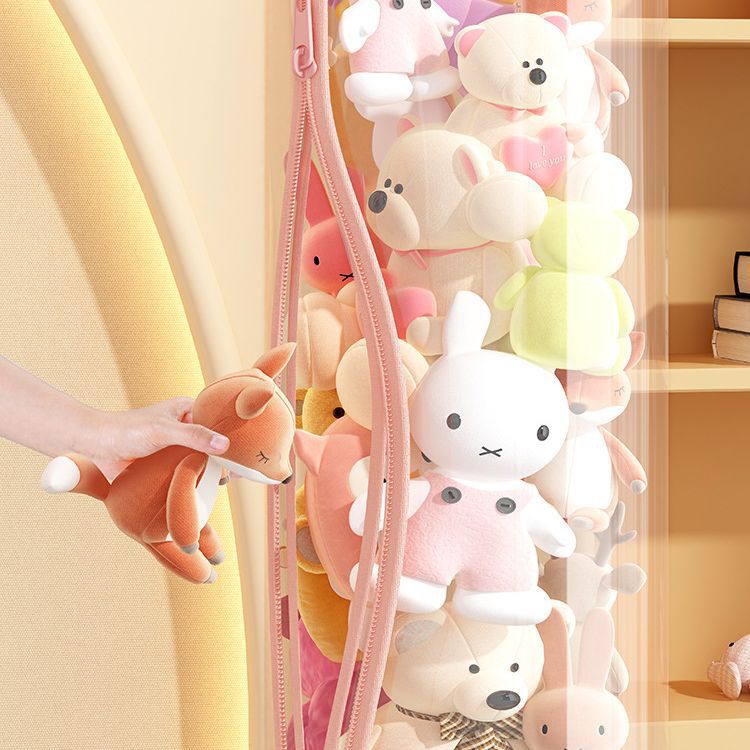 Stuffed Toy Storage Barrel wit - Soft Plush Doll ulasan dan harga