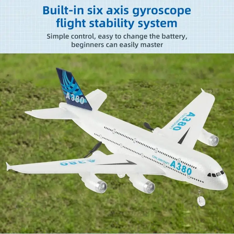 2.4G RC A380 Foam Airplane Gyr - Kid Toys And More ulasan dan harga