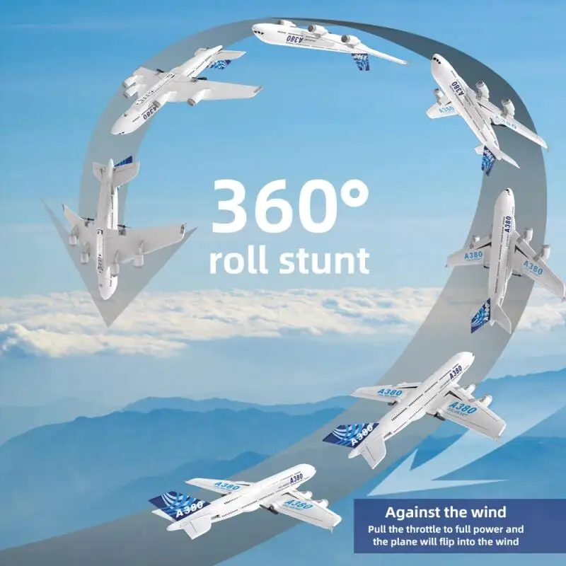 2.4G RC A380 Foam Airplane Gyr - Kid Toys And More ulasan dan harga