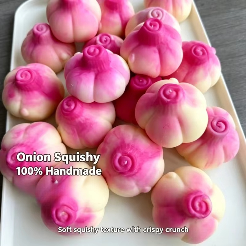 Onion Shaped Squishy Crunch Sq - Sensory Fidget Toys ulasan dan harga