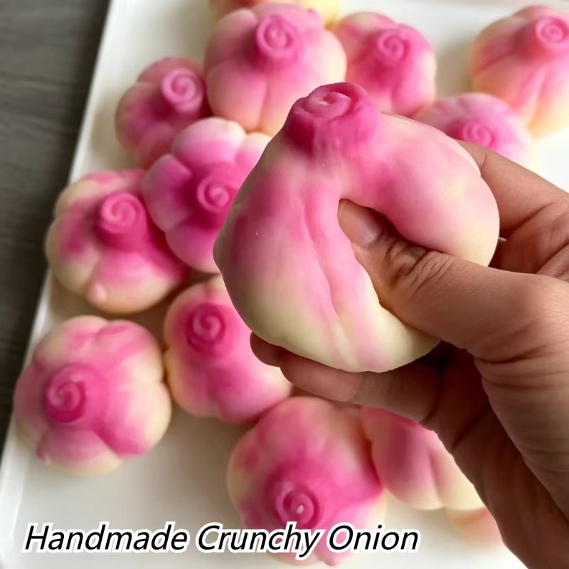 Onion Shaped Squishy Crunch Sq - Sensory Fidget Toys ulasan dan harga