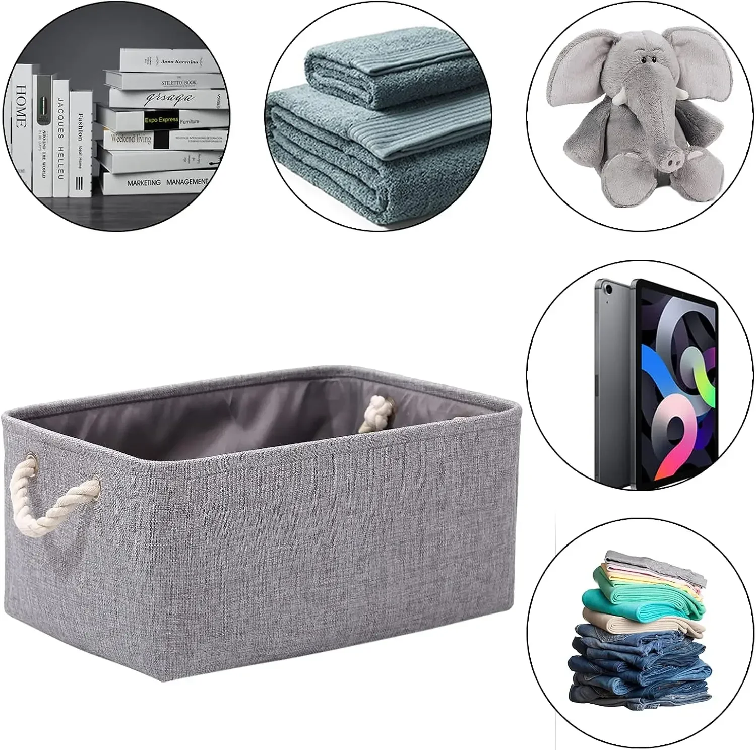 Foldable Linen Storage Basket  - Kids Toys Clearance ulasan dan harga