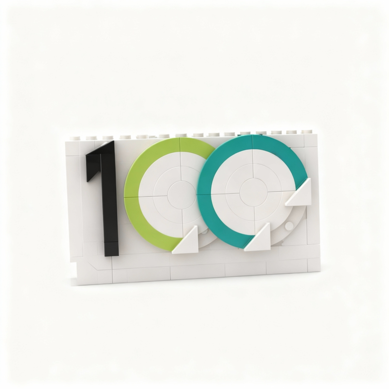 100pcs MOC Logo Years PHOENIX  - Kids Toys Logo ulasan dan harga