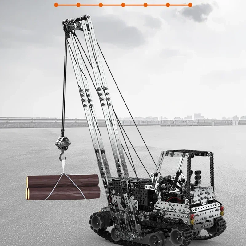 DIY Metal RC Crane Electric Ho - Kids Toys Review ulasan dan harga