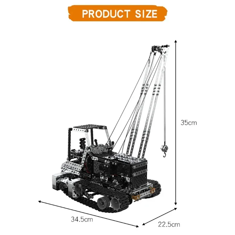 DIY Metal RC Crane Electric Ho - Kids Toys Review ulasan dan harga