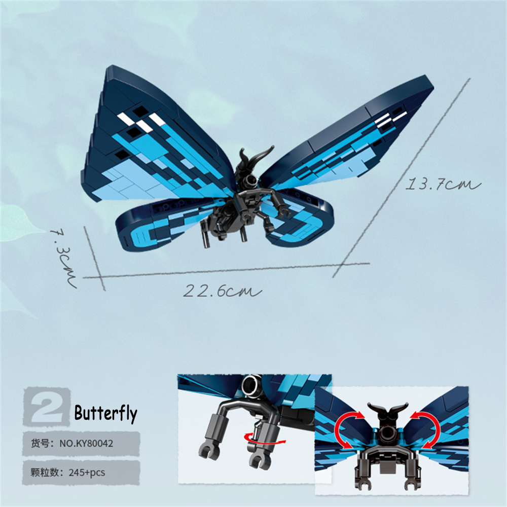 Butterfly Insects Building Blo - Kid Toys And More ulasan dan harga