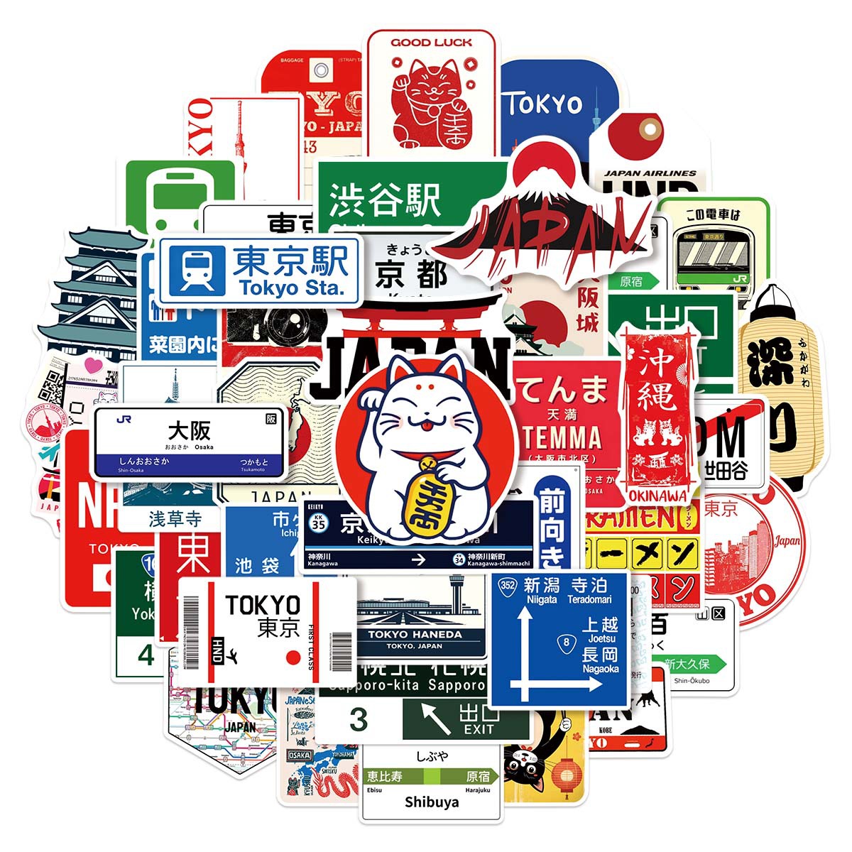 50PCS Japanese Style Urban Log - Kids Toys Logo ulasan dan harga