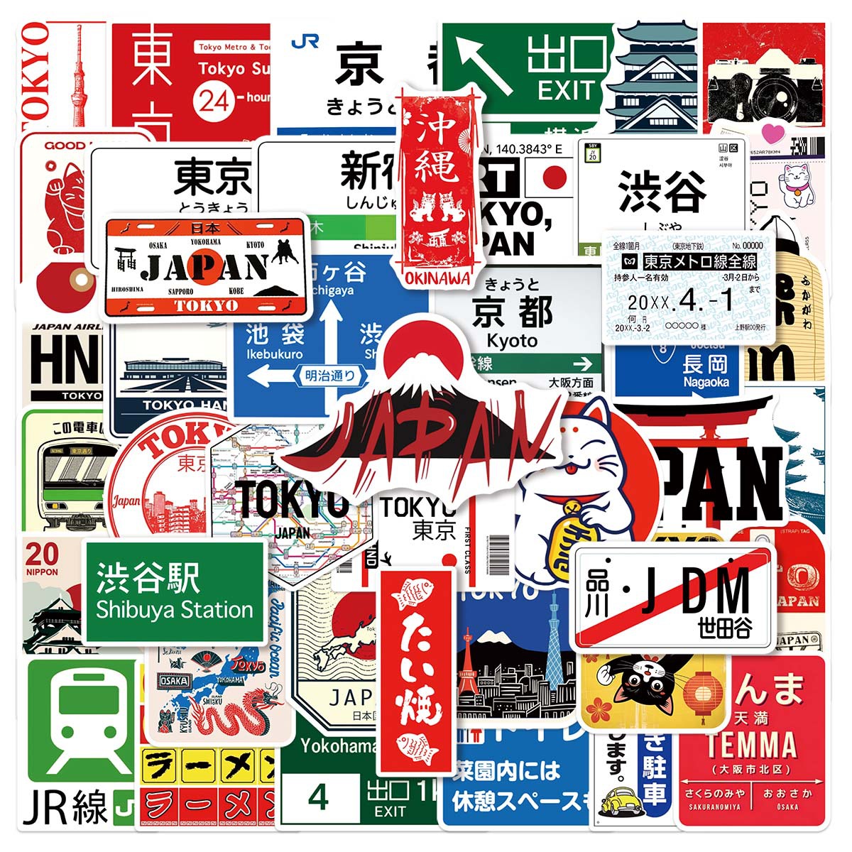 50PCS Japanese Style Urban Log - Kids Toys Logo ulasan dan harga