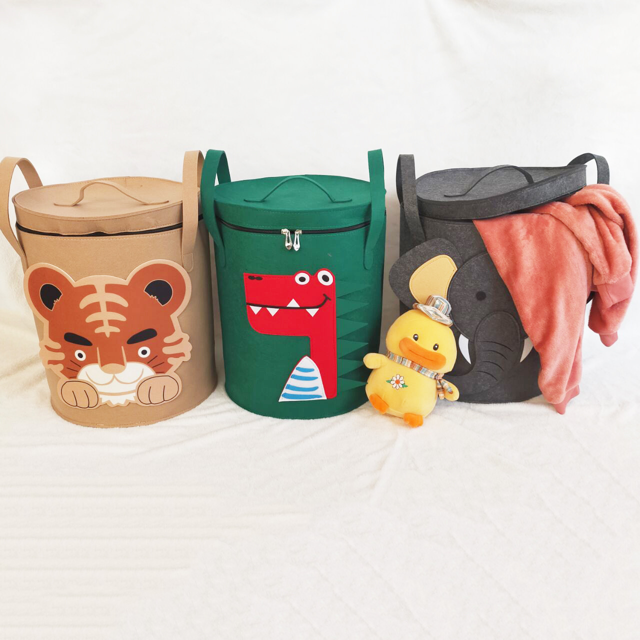 Cartoon Animal Storage Baskets - Kids Toys Clearance ulasan dan harga