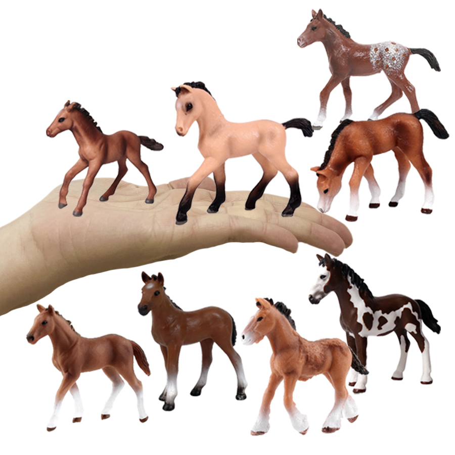 Horse Figurine Farm Animals Po - Sandbox Play Set ulasan dan harga