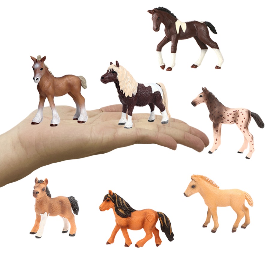 Horse Figurine Farm Animals Po - Sandbox Play Set ulasan dan harga