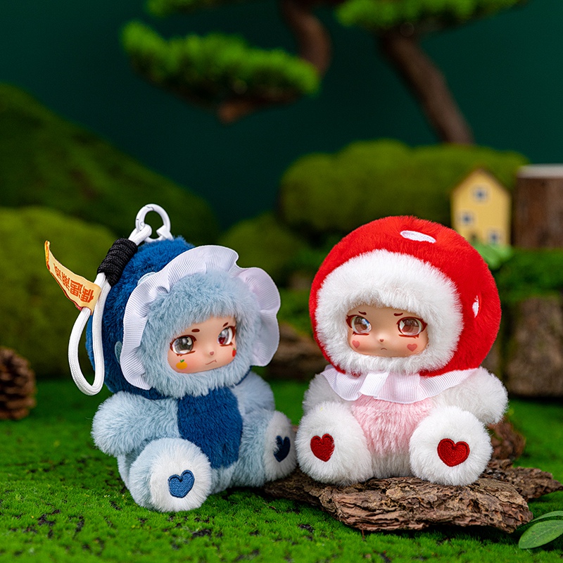 14cm Mushroom Girl Vinyl Plush - Kids Toys Doll ulasan dan harga