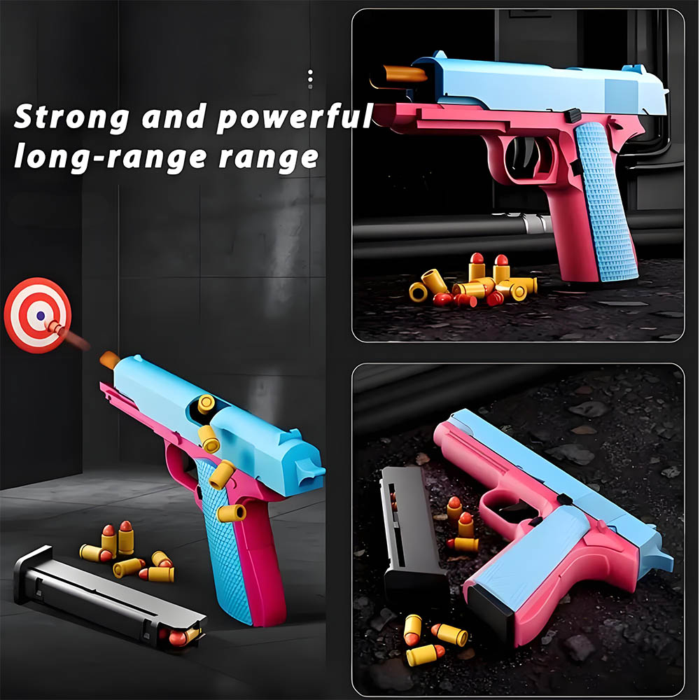 Fidget Gun Pistol Stress Shot  - Foam Dart Gun ulasan dan harga