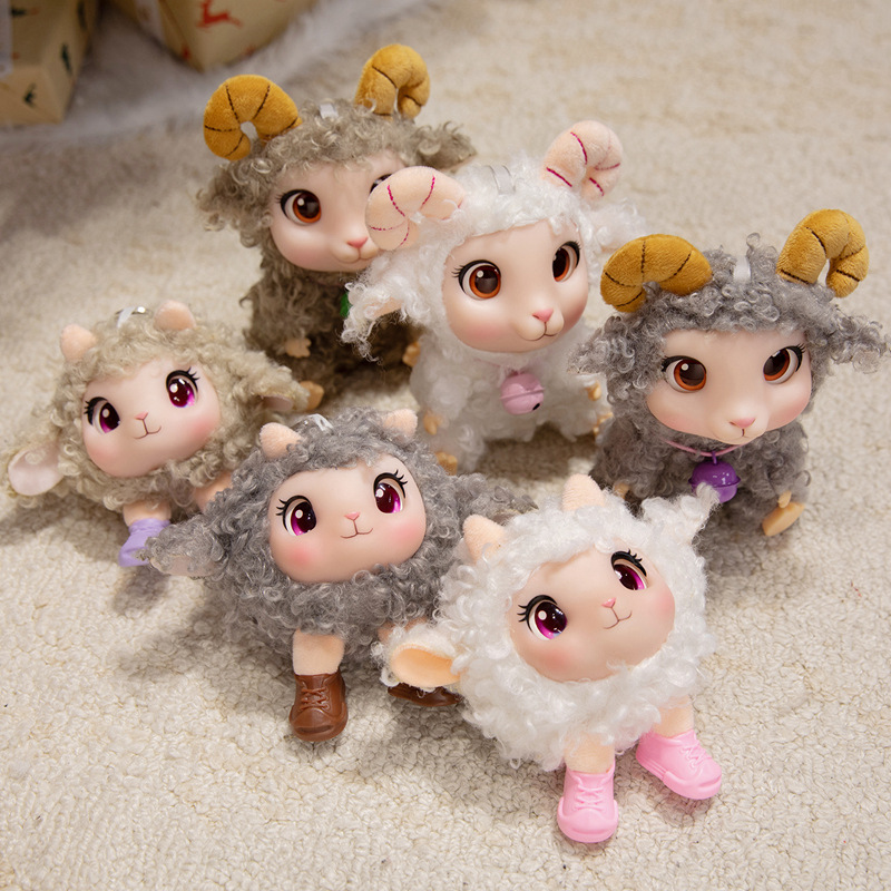 Kawaii Lamb Plush Toy Soft Vin - Kids Toys Doll ulasan dan harga
