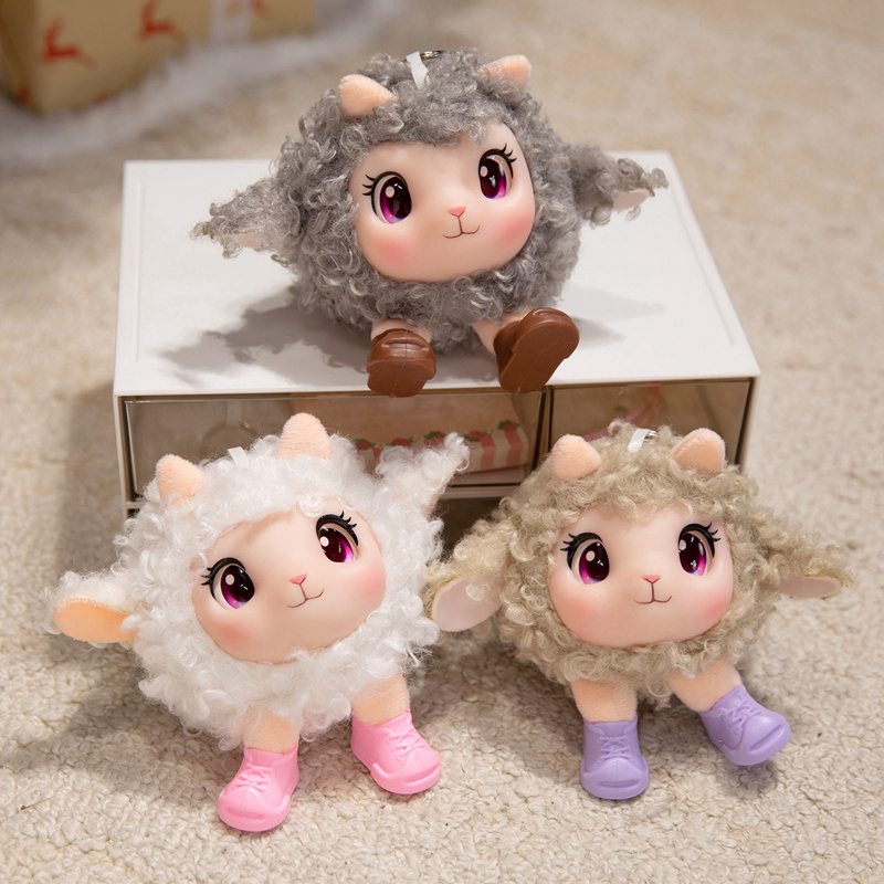 Kawaii Lamb Plush Toy Soft Vin - Kids Toys Doll ulasan dan harga