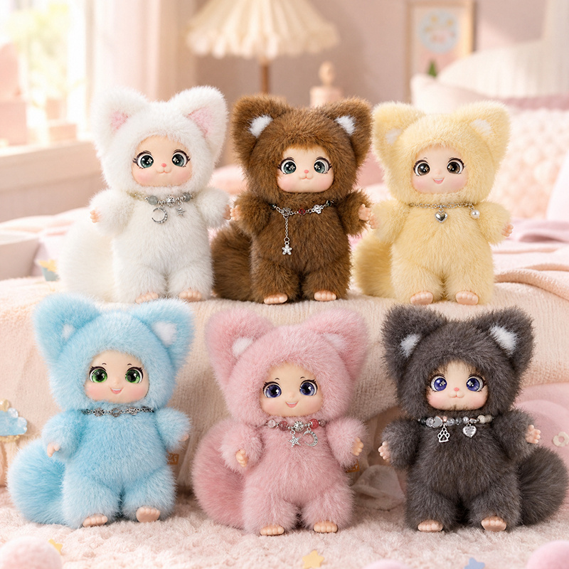 18cm New Cute Family Fox Plush - Kids Toys Doll ulasan dan harga