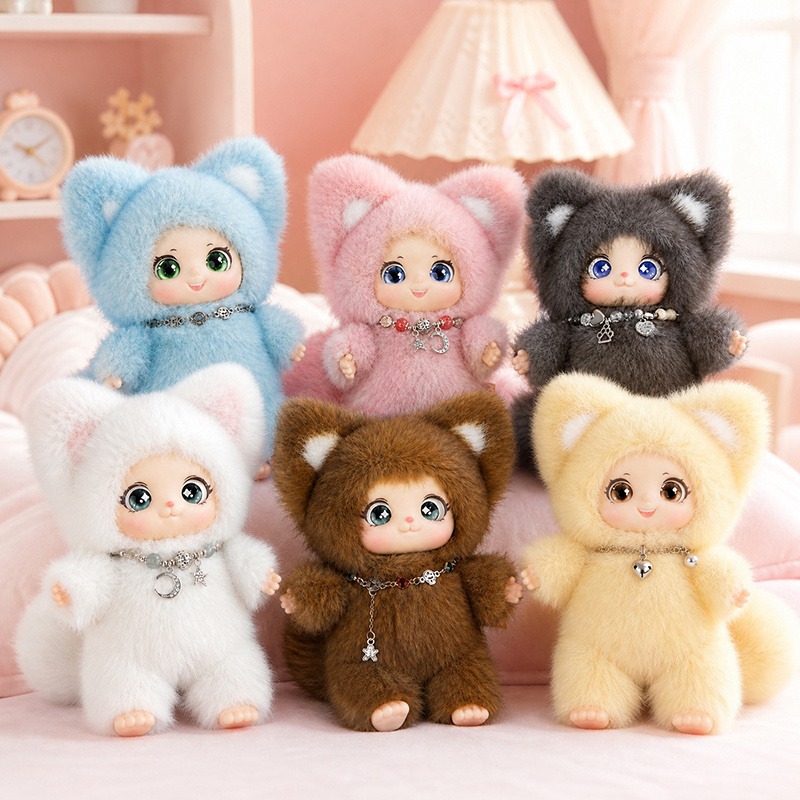 18cm New Cute Family Fox Plush - Kids Toys Doll ulasan dan harga