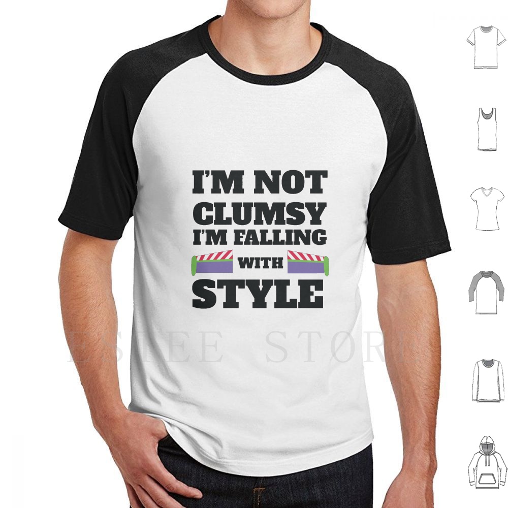 Clumsy T Shirt Cotton Men DIY  - Kids Toys Vector ulasan dan harga