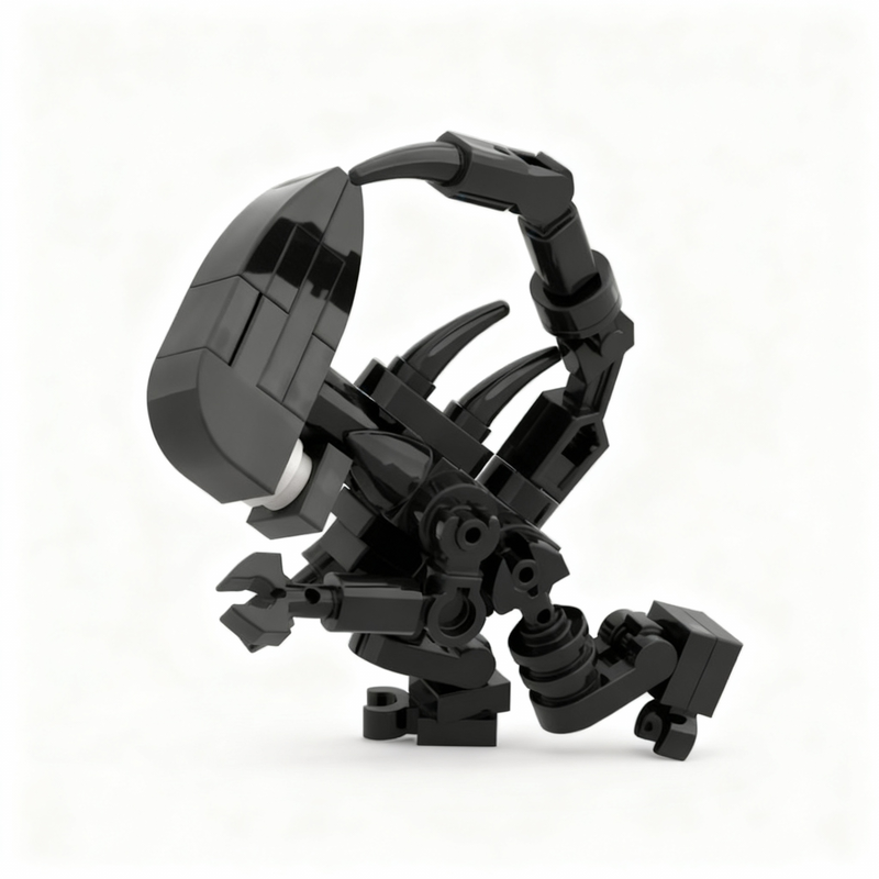 370pcs MOC Space THE ALIEN XEN - Xenomorph Kids Toys ulasan dan harga