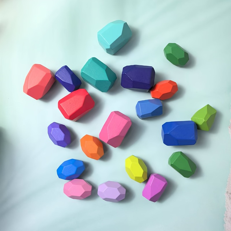20pcs Wooden Stacked Balance S - Wooden Blocks Stacking ulasan dan harga