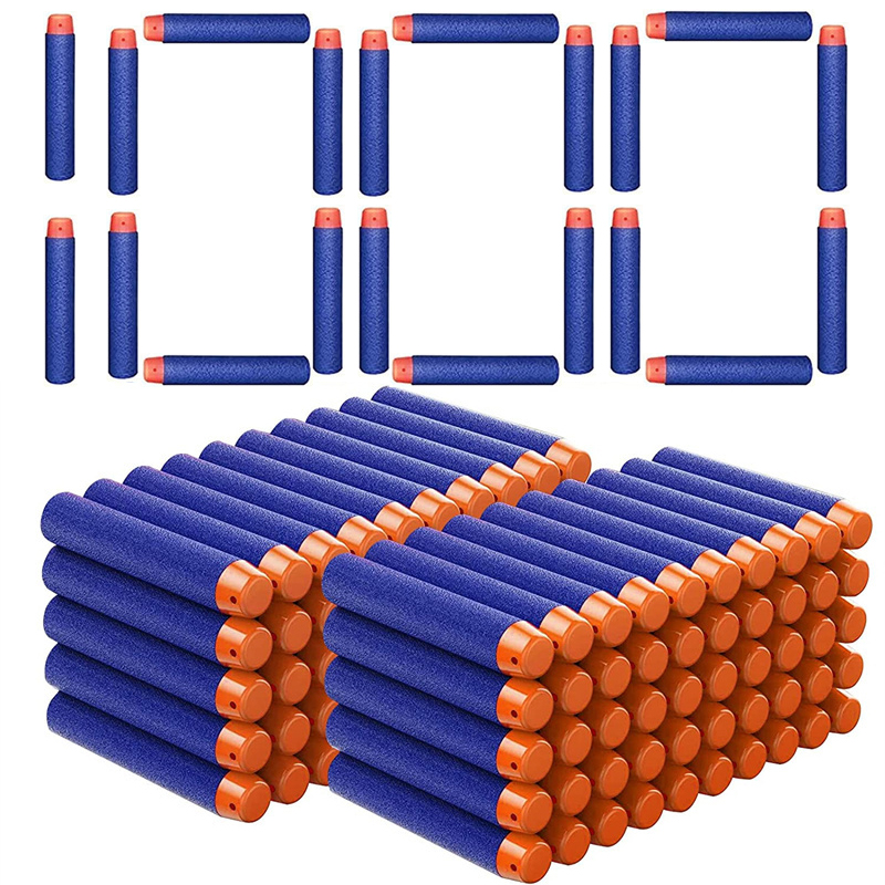 1000-50pcs Blue One Hole Darts - Foam Dart Gun ulasan dan harga