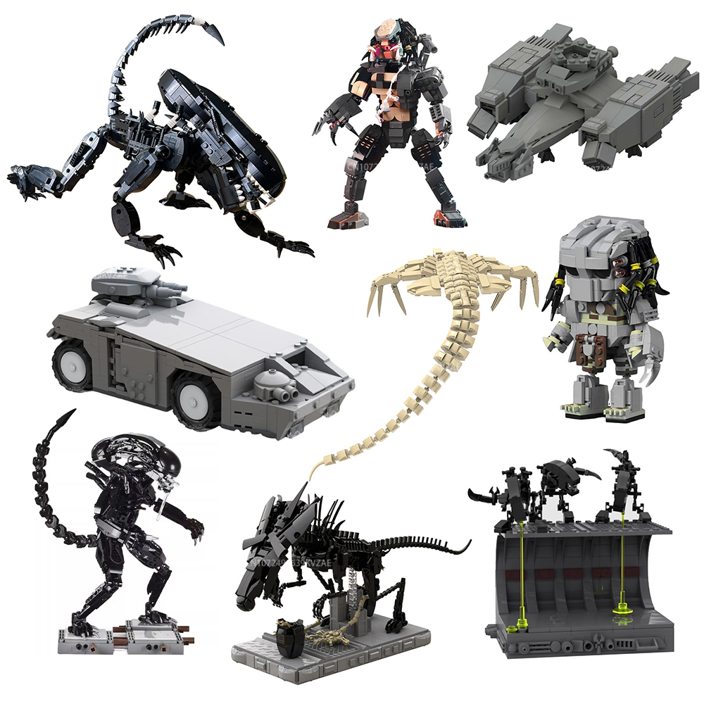 MOC Aliened Monster Building B - Xenomorph Kids Toys ulasan dan harga