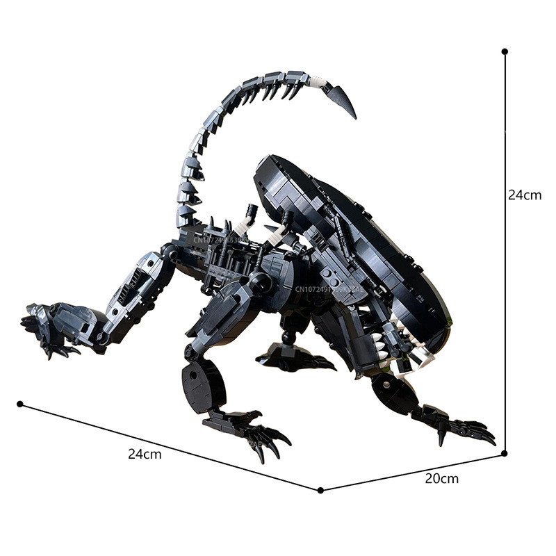 MOC Aliened Monster Building B - Xenomorph Kids Toys ulasan dan harga