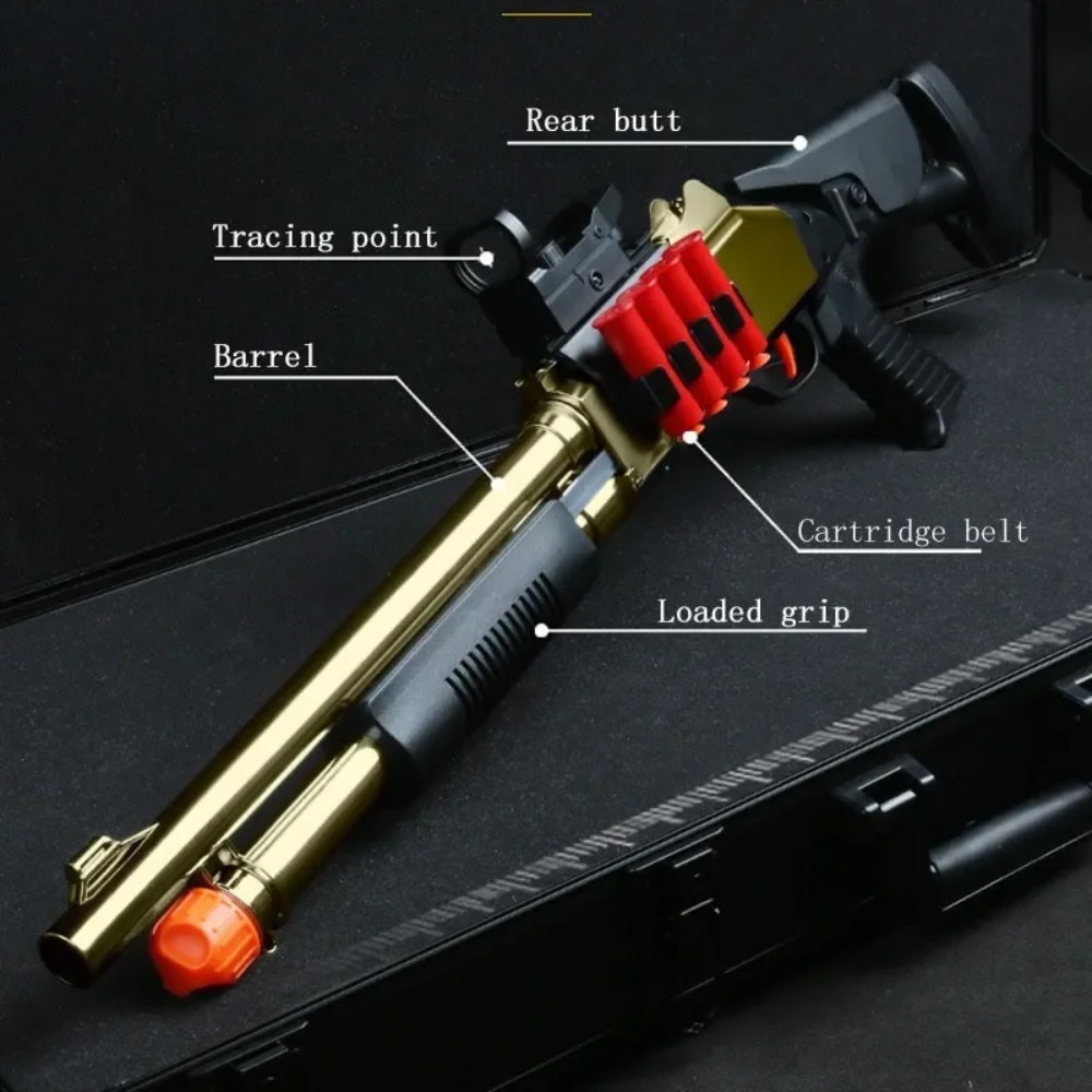 XM1014 S686 Shotgun Spray Toys - Foam Dart Gun ulasan dan harga