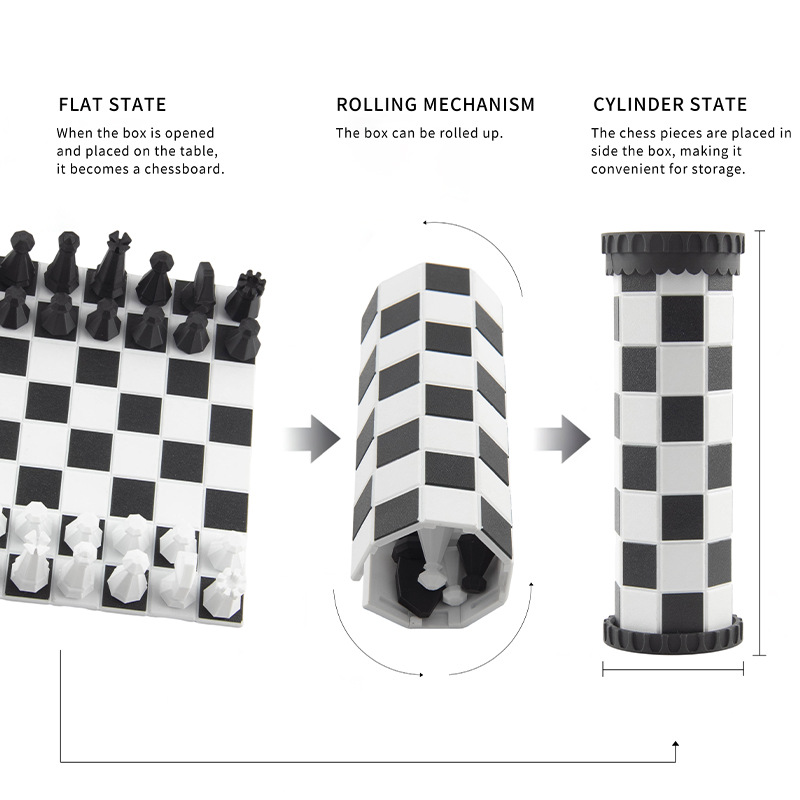 2 in 1 Portable Chess Game Set - Sandbox Play Set ulasan dan harga