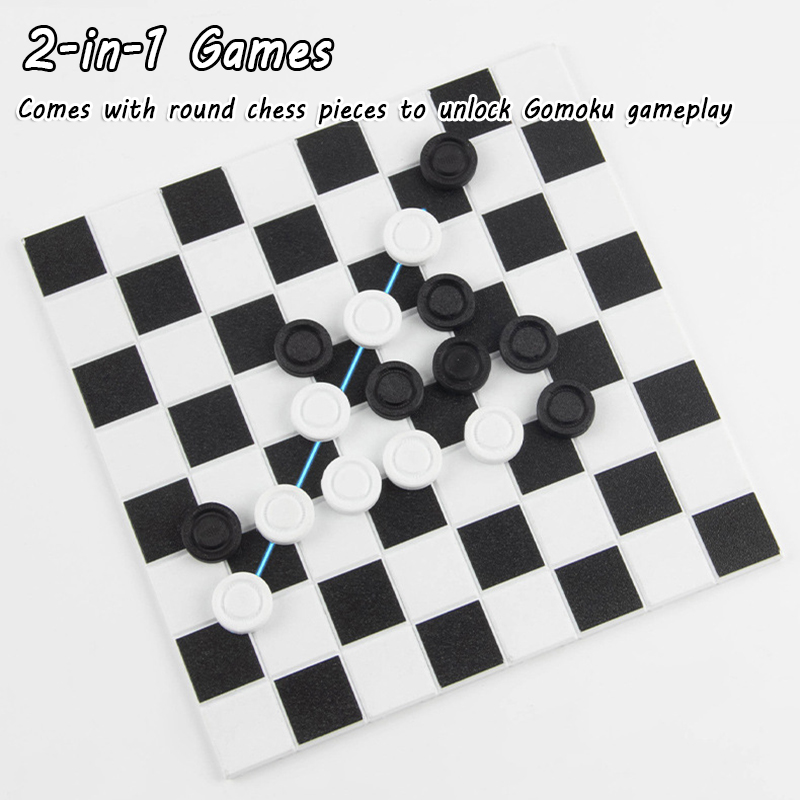 2 in 1 Portable Chess Game Set - Sandbox Play Set ulasan dan harga