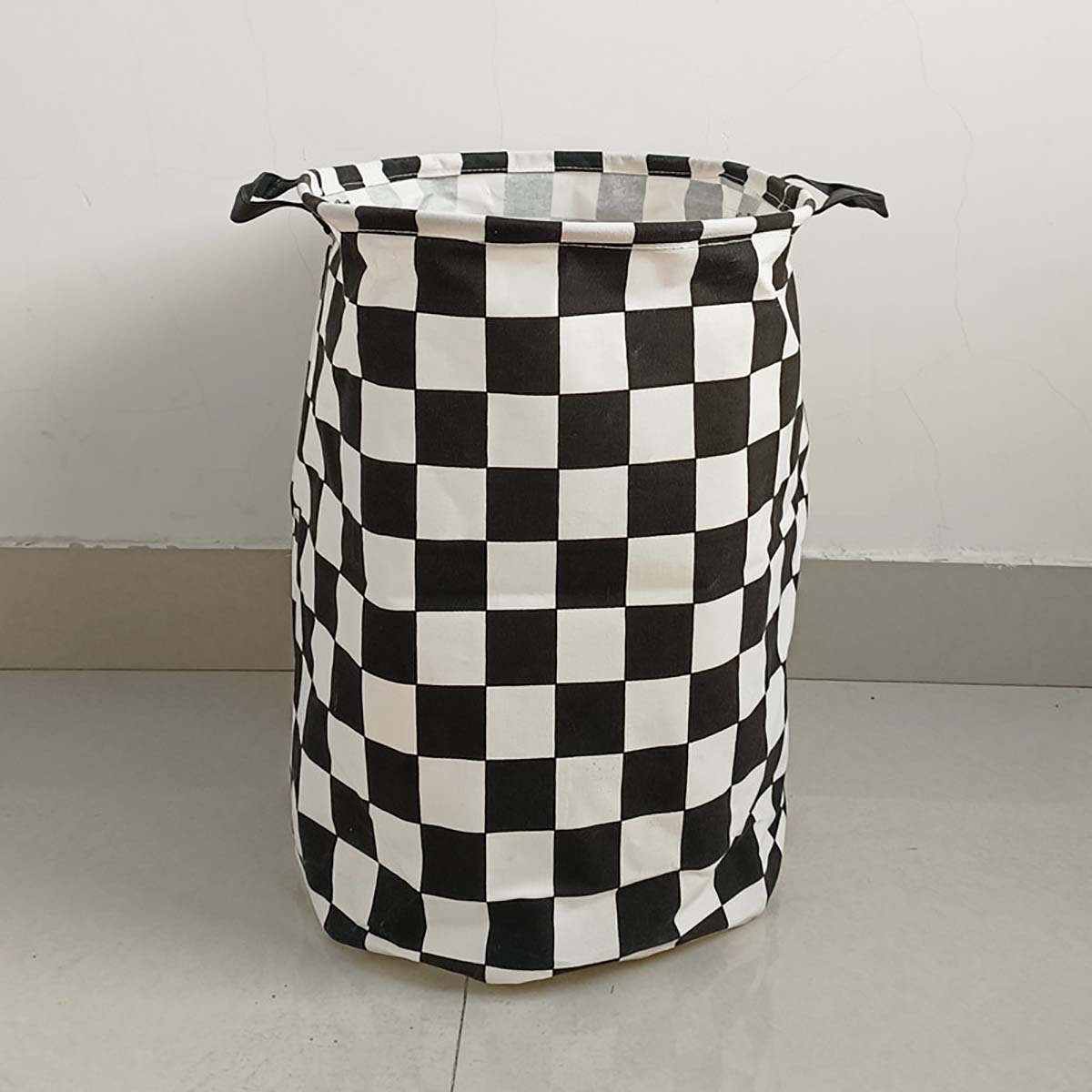 Modern Plaid Canvas Storage Ba - Kids Toys Clearance ulasan dan harga